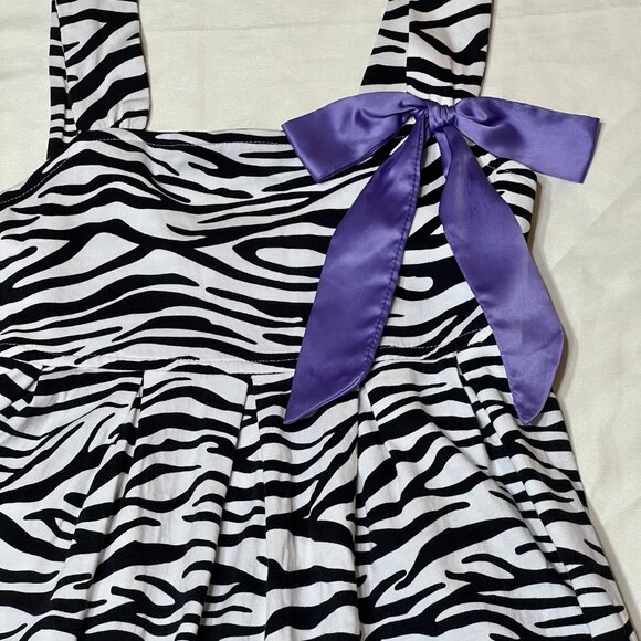American Girl Zebra Safari Sundress Matching Set | Girls’ Sz 10 + Doll outfit - Picture 3 of 7